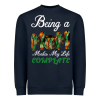 Navy Being A Mom Makes My Life Complete For dark Heavyweight Sweatshirt - Bettercallsaul