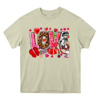 Mossy valentines day love nurse Heavy Core Tee - NancyCooperArtShop