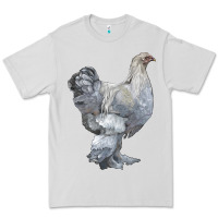 Dove Grey Brahma Chicken Premium Tee - LillyAllenDesigns