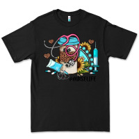 Black nurse life western sunflower gemstone nurse Premium Tee - JahusDesignShop
