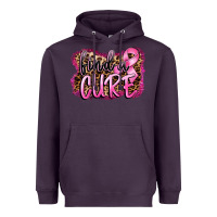 Plum find a cure Heavyweight Hoodie - FaDigitalArtStudio