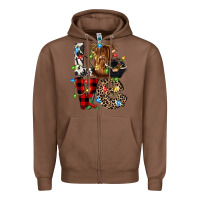 Chestnut love cow gnomies Zipper Hoodie - CowGirlArtShop