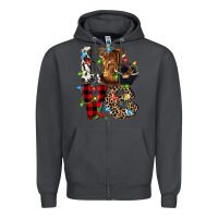 Smoke love cow gnomies Zipper Hoodie - CowGirlArtShop