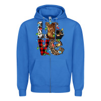 True Royal love cow gnomies Zipper Hoodie - CowGirlArtShop