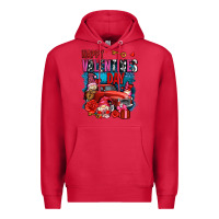 Cardinal happy valentines day with gnomes and truck olivia Premium Hoodie - OliviaCreatesArt