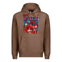 Chestnut happy valentines day with gnomes and truck olivia Premium Hoodie - OliviaCreatesArt
