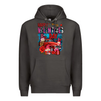 Smoke happy valentines day with gnomes and truck olivia Premium Hoodie - OliviaCreatesArt
