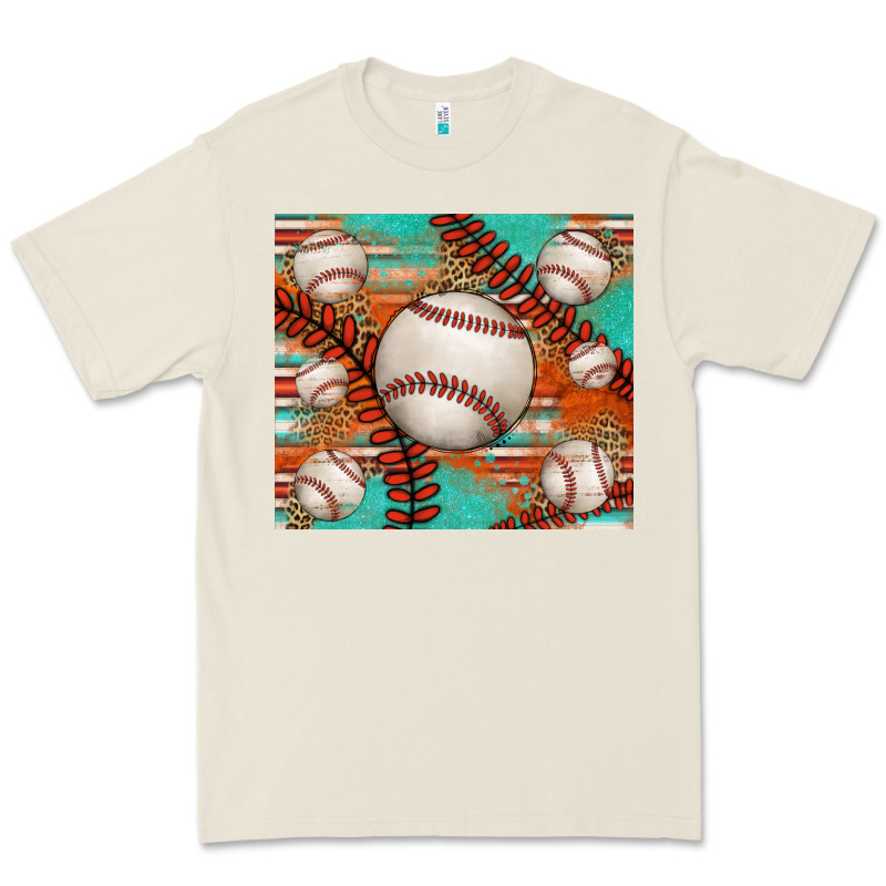 Baseball Turquoise Serape Glitter Tumbler Premium Tee by Jasminsmagicworld | Teevron