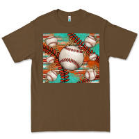 Cacao baseball turquoise serape glitter tumbler Premium Tee - Jasminsmagicworld