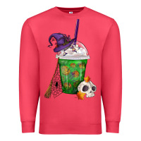 Cardinal Halloween Spooky Pumpkins Frappe Premium Sweatshirt - FaDigitalArtStudio