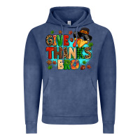 Vintage Denim give thanks bro Vintage Hoodie - MaliasSmallBusiness