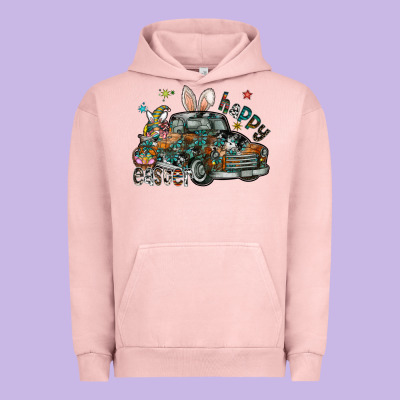 Happy Easter Urban Hoodie Designed By Cowhidedigitalart