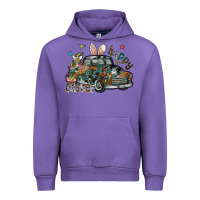 Tulip Happy Easter Urban Hoodie - CowhideDigitalArt
