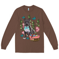 Chestnut Easter Pitbull Long Sleeve Tee - RanaPortraitStore