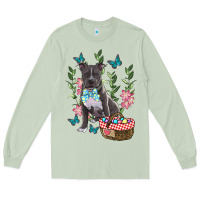 Matcha Easter Pitbull Long Sleeve Tee - RanaPortraitStore