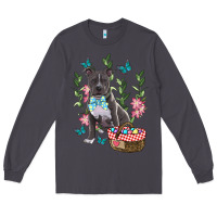 Smoke Easter Pitbull Long Sleeve Tee - RanaPortraitStore