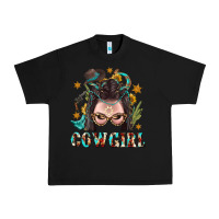 Black Western Cowgirl Braid Hair Urban Heavy Tee - BundleAndBundleShop