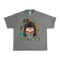 Tornado Western Cowgirl Braid Hair Urban Heavy Tee - BundleAndBundleShop