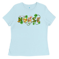 Baby Blue st patricks day nurse Ladies Tee - BarkalooDesign