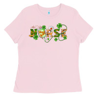 Bubblegum Pink st patricks day nurse Ladies Tee - BarkalooDesign