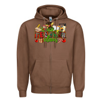 Chestnut teacher claus christmas Zipper Hoodie - CowGirlArtShop