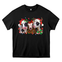 Black funny christmas heifers Heavy Core Tee - Jasminsmagicworld