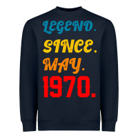 Navy Legend Since May 1970 Heavyweight Sweatshirt - Bettercallsaul