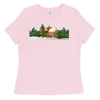 Bubblegum Pink Christmas cookie jar Ladies Tee - Jasminsmagicworld