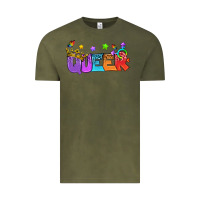 Vintage Olive Western Queer LGBTQ+ Vintage Tee - BundleAndBundleShop