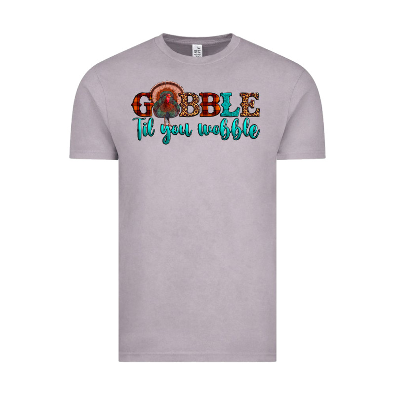 Gobble Til You Wobble Vintage Tee by JahusDesignShop | Teevron