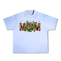 Western Mom With Reindeer Urban Heavy Tee | Teevron