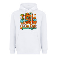 White Thankful Thanksgiving Coffee Mug Heavyweight Hoodie - FaDigitalArtStudio