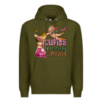 Army Green cupids brewıng  company olivia Premium Hoodie - OliviaCreatesArt
