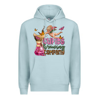 Blue Mist cupids brewıng  company olivia Premium Hoodie - OliviaCreatesArt