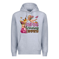 Heather Grey cupids brewıng  company olivia Premium Hoodie - OliviaCreatesArt