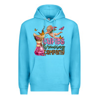 Ocean Blue cupids brewıng  company olivia Premium Hoodie - OliviaCreatesArt