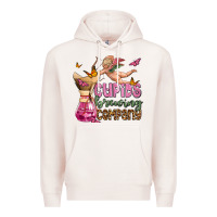 Pale Pink cupids brewıng  company olivia Premium Hoodie - OliviaCreatesArt
