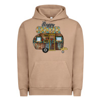 Pigment Burro Happy Camper Urban Hoodie - CowhideDigitalArt