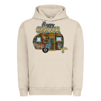 Pigment French Oak Happy Camper Urban Hoodie - CowhideDigitalArt