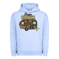 Pigment Grape Ice Happy Camper Urban Hoodie - CowhideDigitalArt