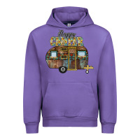 Tulip Happy Camper Urban Hoodie - CowhideDigitalArt