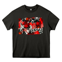 Asphalt western red cowhide winter background Heavy Core Tee - AdoDesignShop