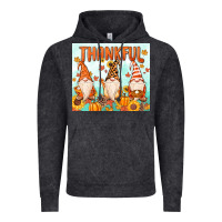 Vintage Black thankful gnome Vintage Hoodie - MaliasSmallBusiness