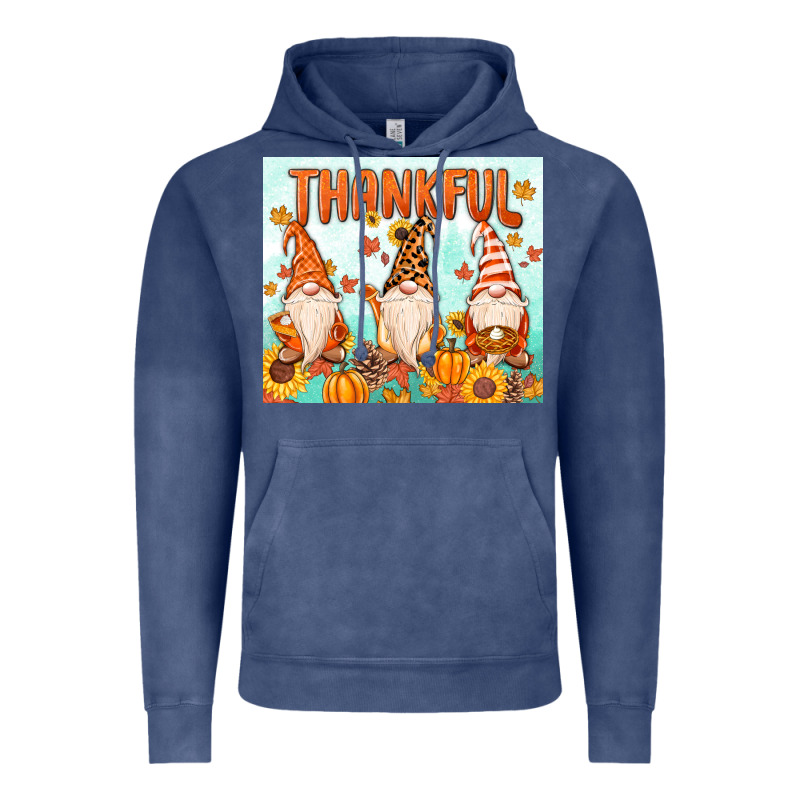 Thankful Gnome Vintage Hoodie by MaliasSmallBusiness | Teevron