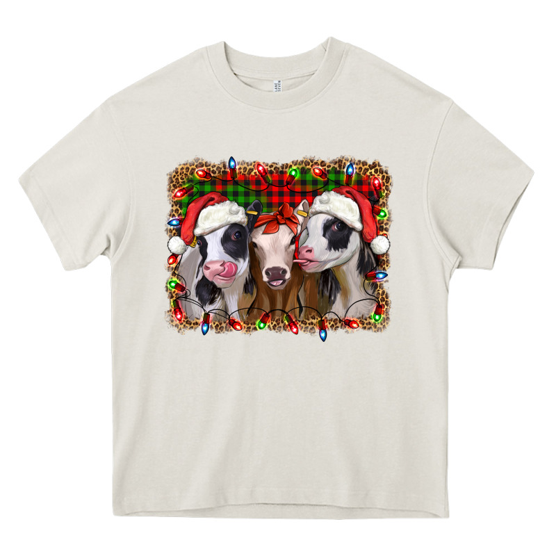 Christmas Heifers Heavy Core Tee by Jasminsmagicworld | Teevron