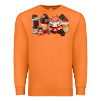 Carrot Chocolate Love Coffee Cups Premium Sweatshirt - FaDigitalArtStudio