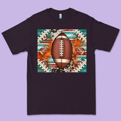 American Football Serape Glittertumbler Premium Tee Designed By Jasminsmagicworld
