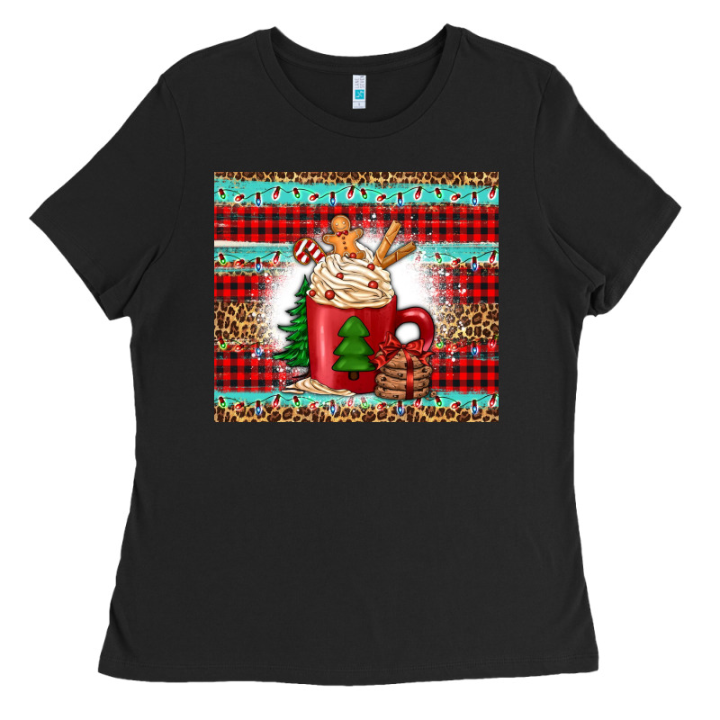 Christmas Coffee Ladies Tee by Jasminsmagicworld | Teevron