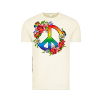 Vintage Arctic Peace Pride LGBTQ+ And Flowers Vintage Tee - BundleAndBundleShop