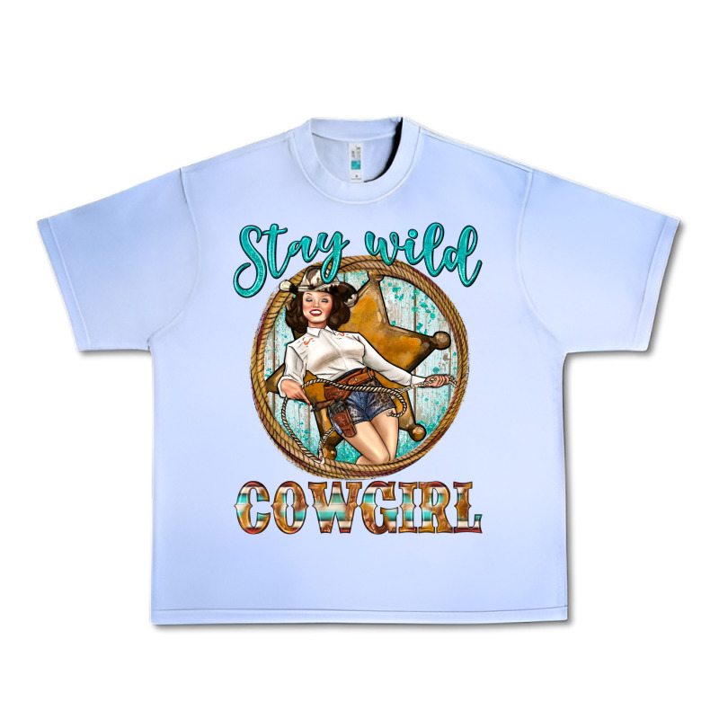 Western Stay Wild Cowgirl Urban Heavy Tee by BundleAndBundleShop | Teevron